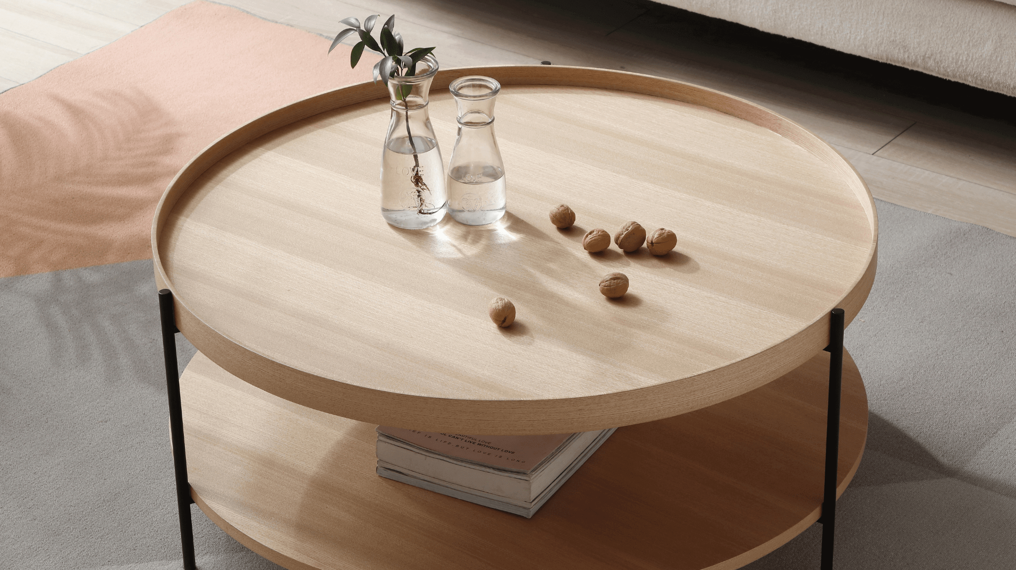 SeekandRamble Coffee Tables Cleo Coffee Table Ash Large