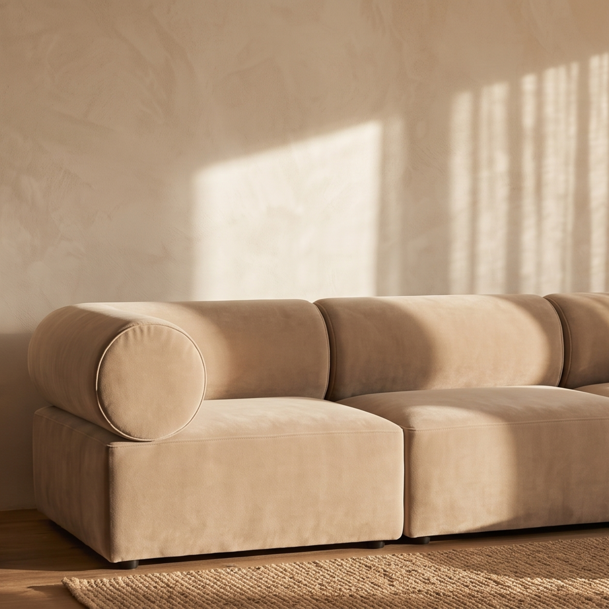 Seek & Ramble Masso 2-Seat Sofa — Velvet Beige