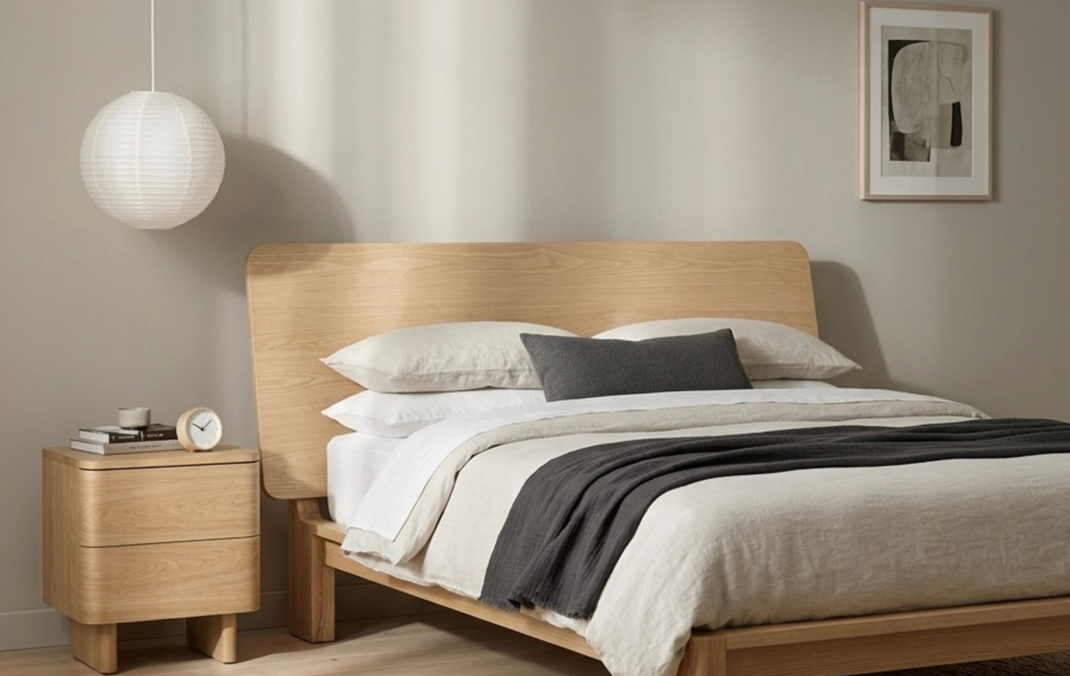 Seek & Ramble Bedsides Kiama 2 Drawer Bedside Natural Ash