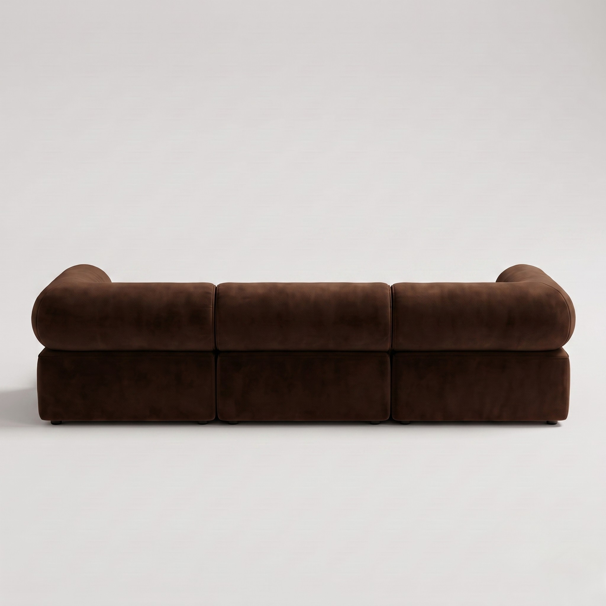 Seek & Ramble Sofa Masso Chaise Sofa — Velvet Chocolate