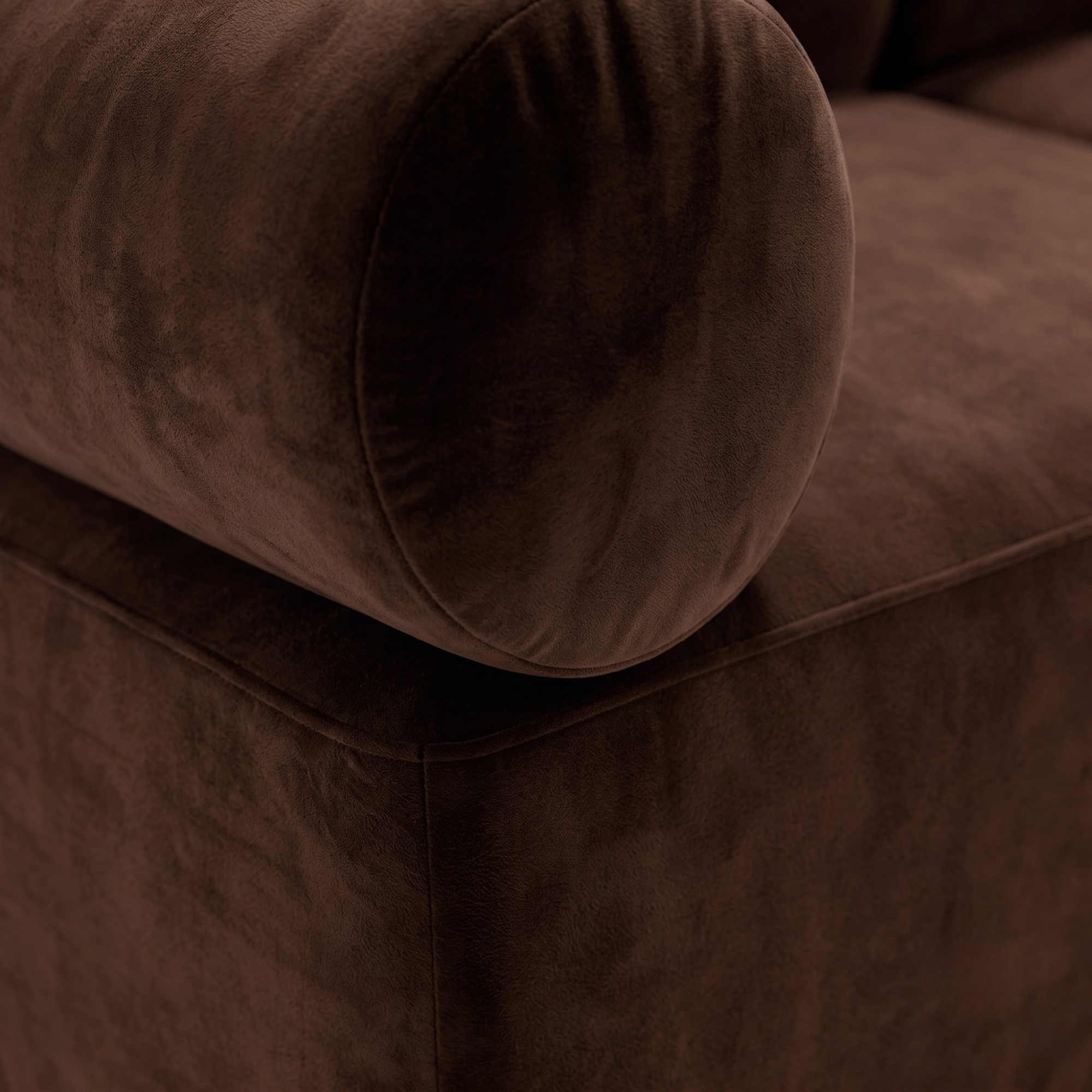Seek & Ramble Sofa Masso Modular L-Shape Sofa — Velvet Chocolate