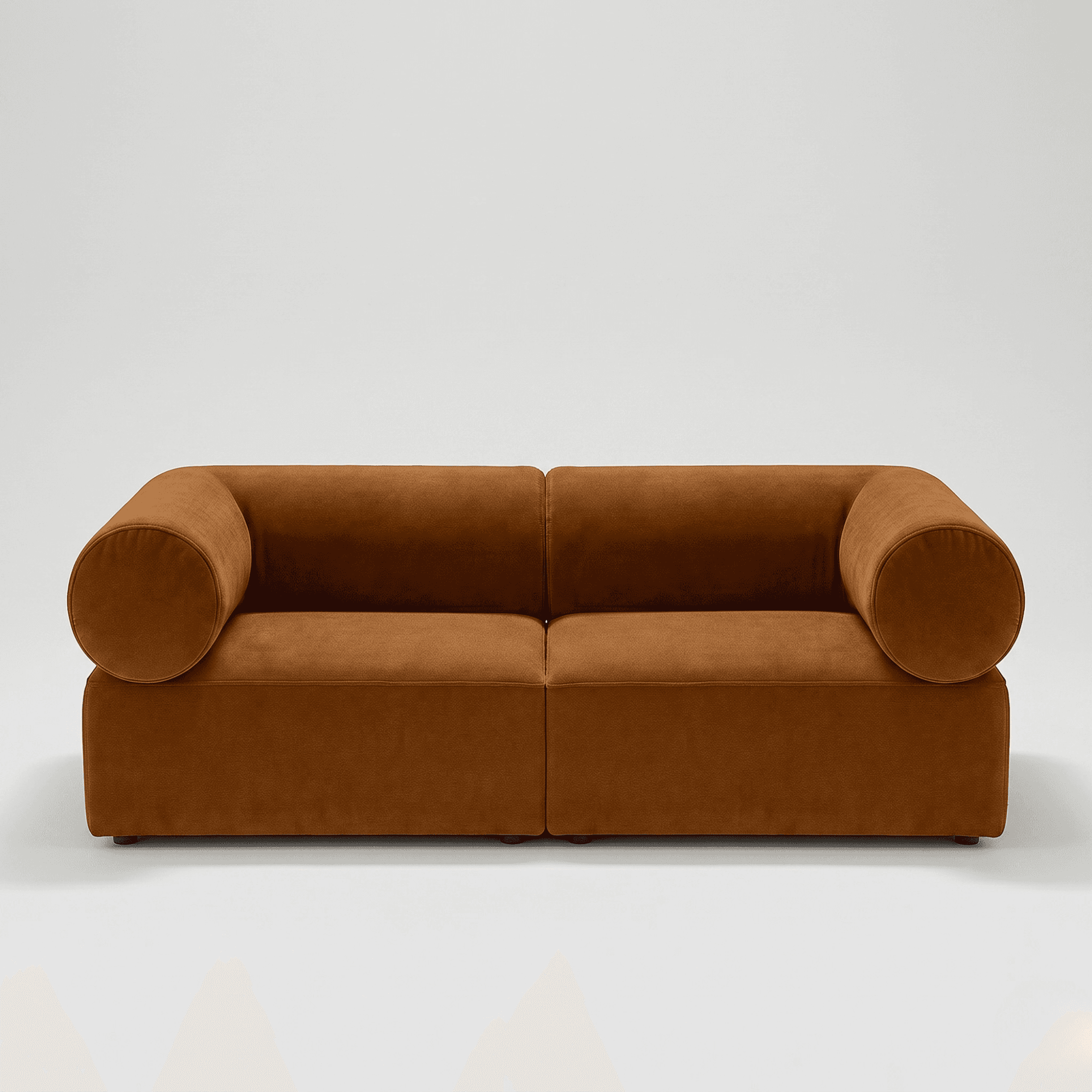 Seek & Ramble Masso 2-Seat Sofa — Velvet Amber