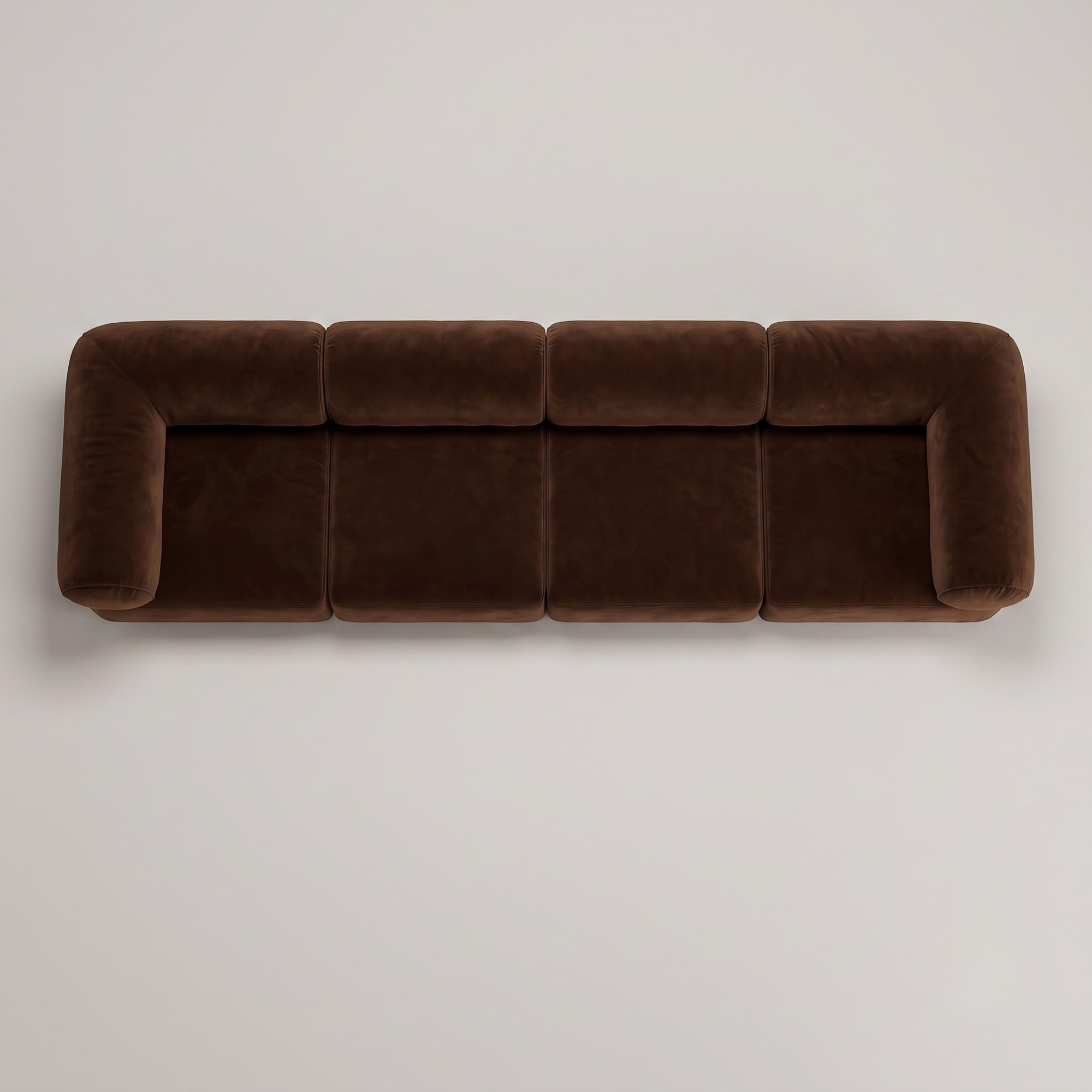 Seek & Ramble Sofa Masso 4-Seat Sofa — Velvet Chocolate