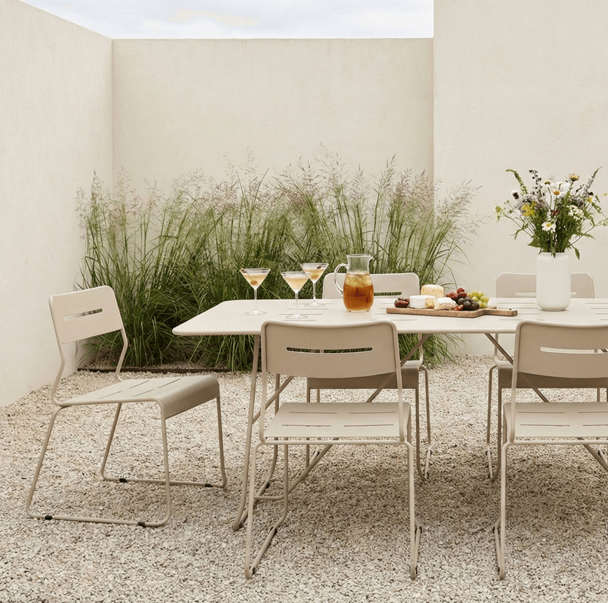 Seek & Ramble Dining Chair Parco Outdoor Dining Chair Sand Set of 2