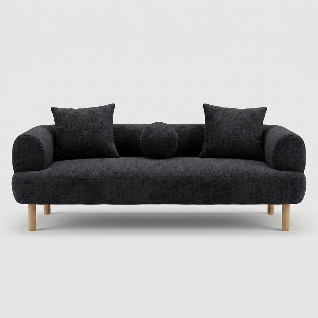 Seek & Ramble Sofa Rocco 2.5 Seat Sofa Charcoal