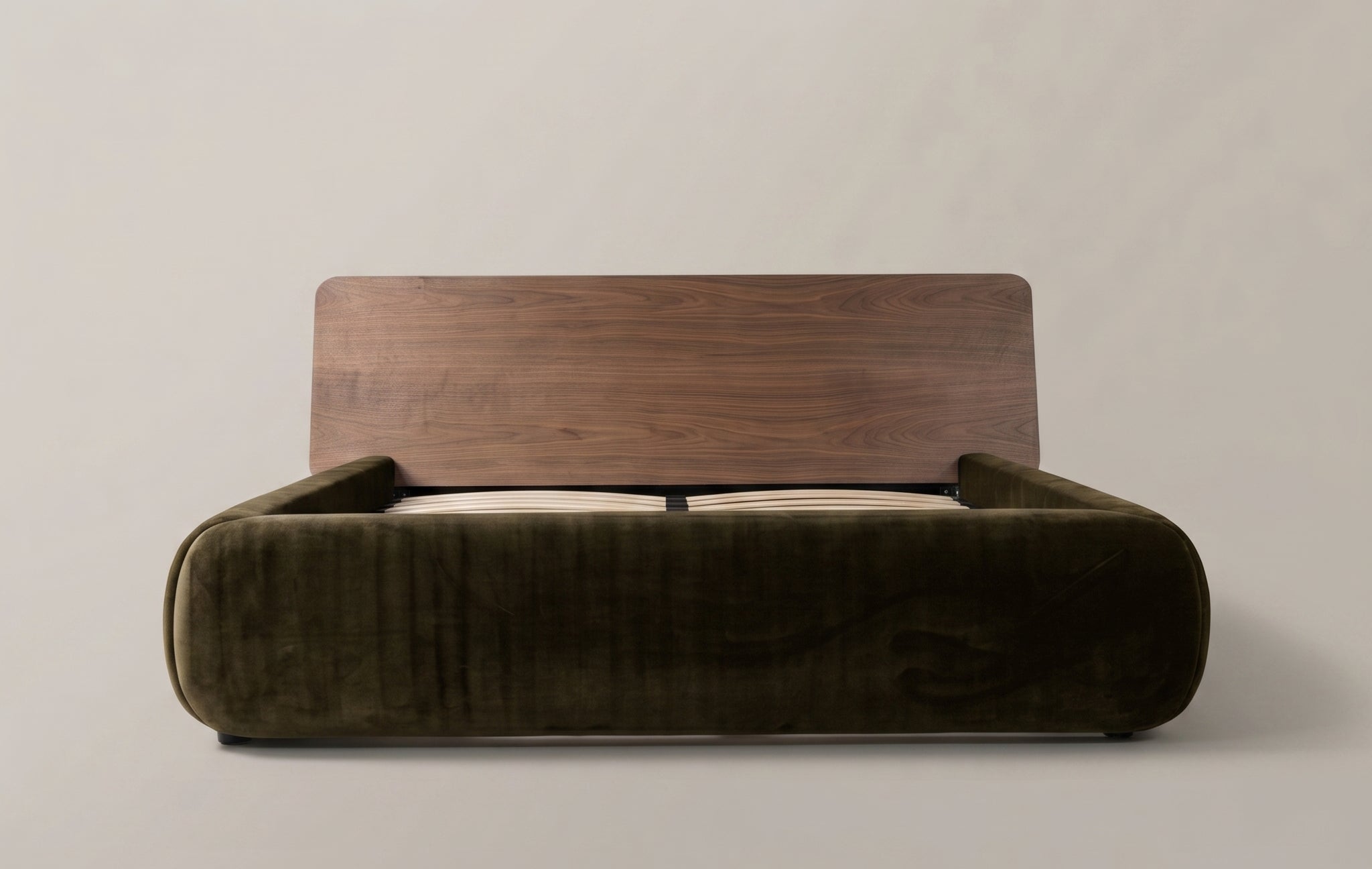 Seek & Ramble Beds Frankie Queen Size Bed - Walnut & Moss