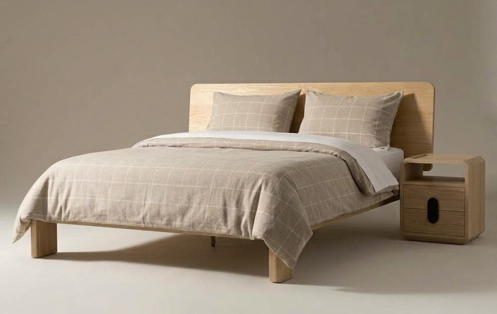 Seek & Ramble Beds Xara King Size Bed Natural Ash
