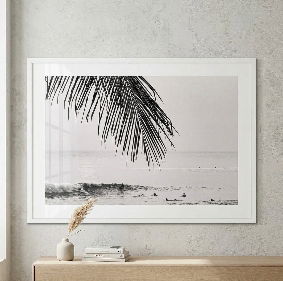 Seek & Ramble Framed Print Black and White Bali Canggu Surfers Paradise Framed Print