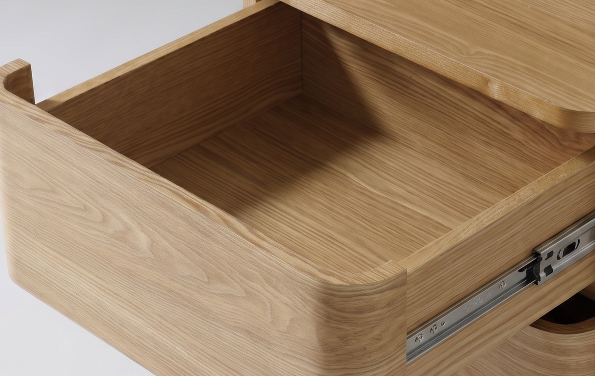 Seek & Ramble Bedsides Kiama 2 Drawer Bedside Natural Ash