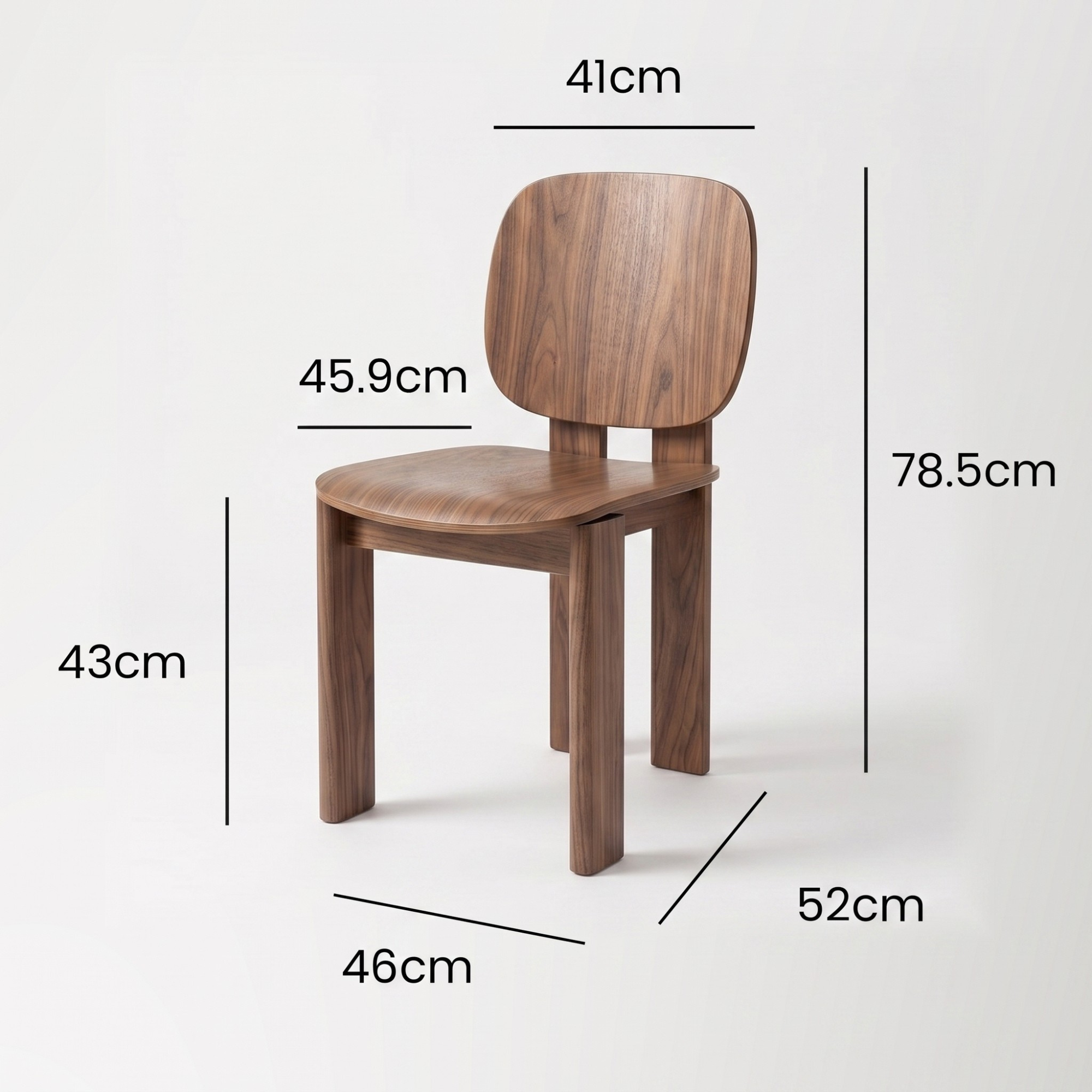 Seek & Ramble Dining chairs Xara Dining Chair Walnut