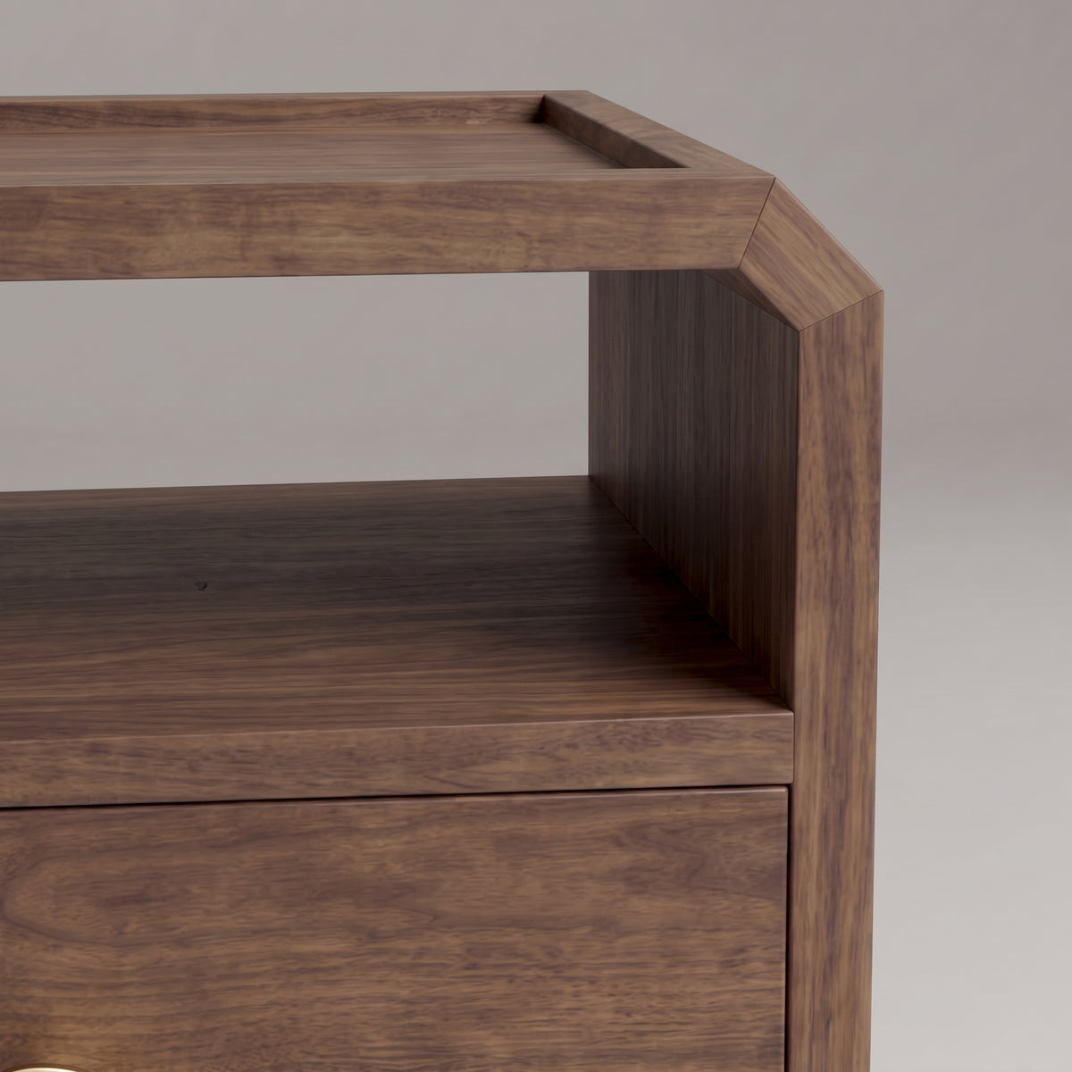 Seek & Ramble Bedsides Wickham 2 Drawer Bedside Walnut
