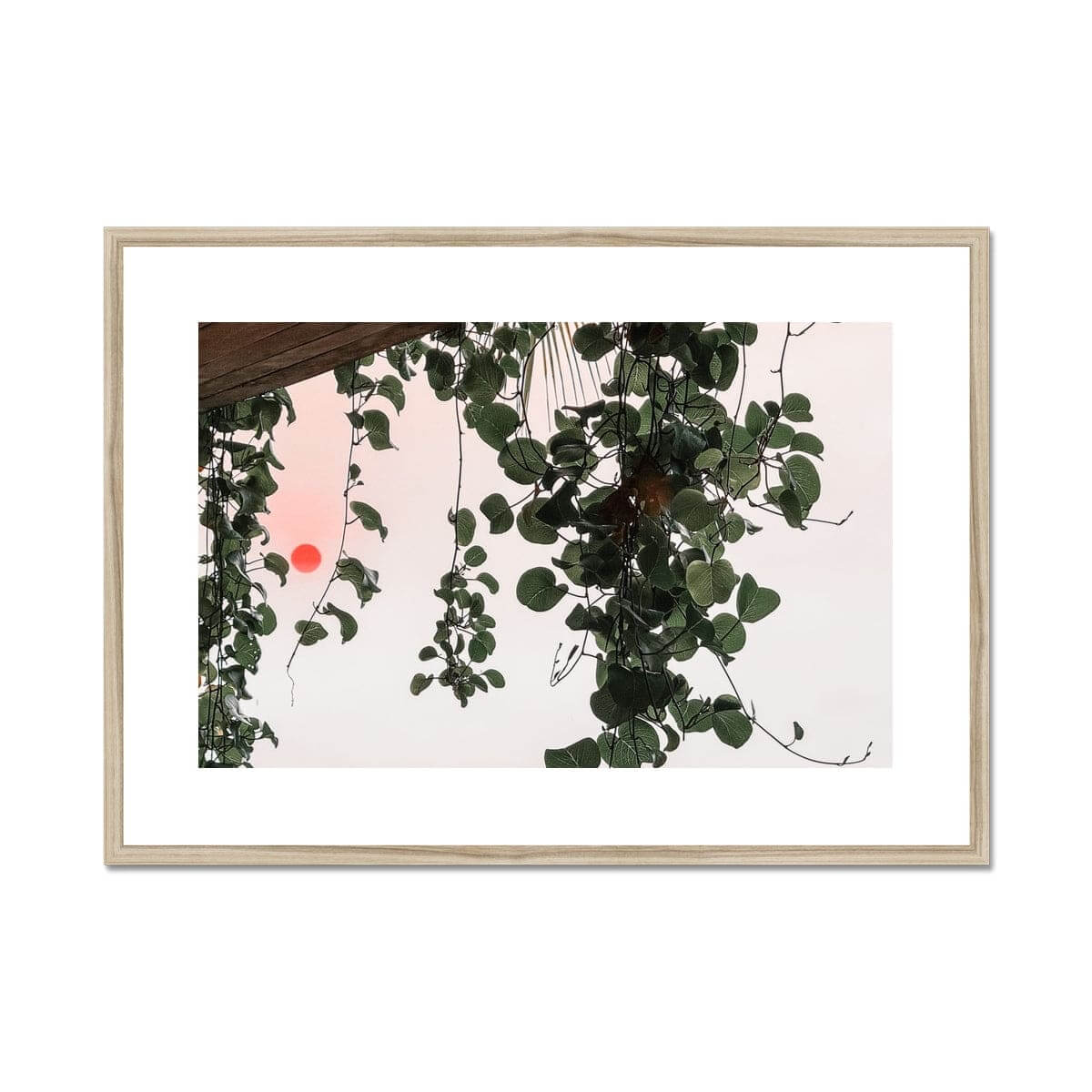 Prodigi Framed A4 Landscape / Natural Frame Bali Sunset Calm Framed Print