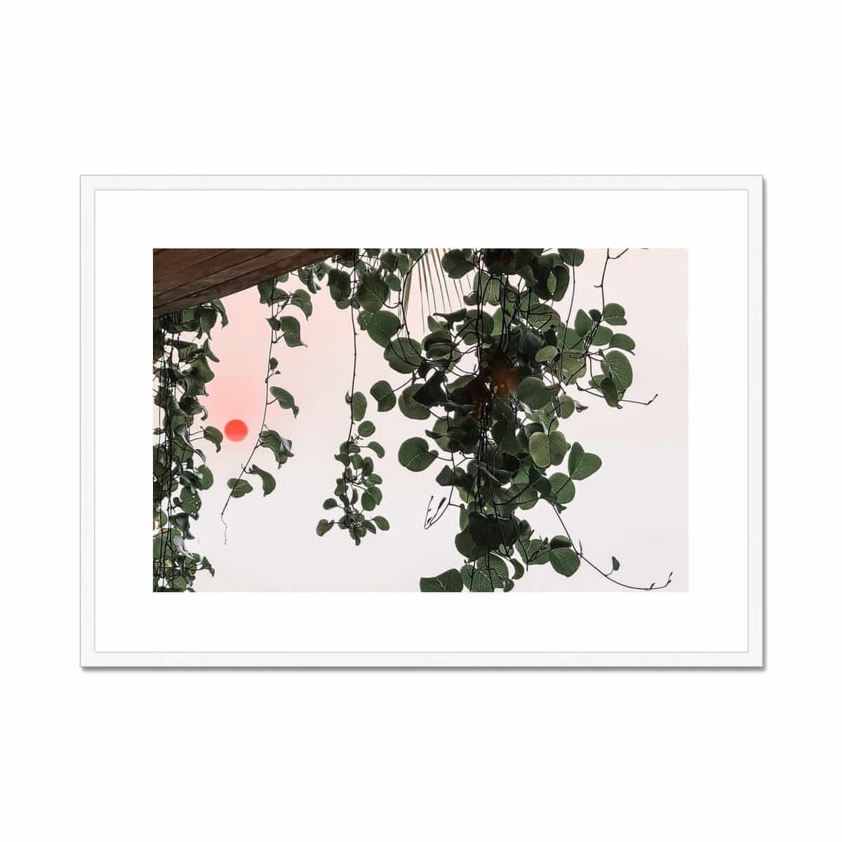 Prodigi Framed A4 Landscape / White Frame Bali Sunset Calm Framed Print