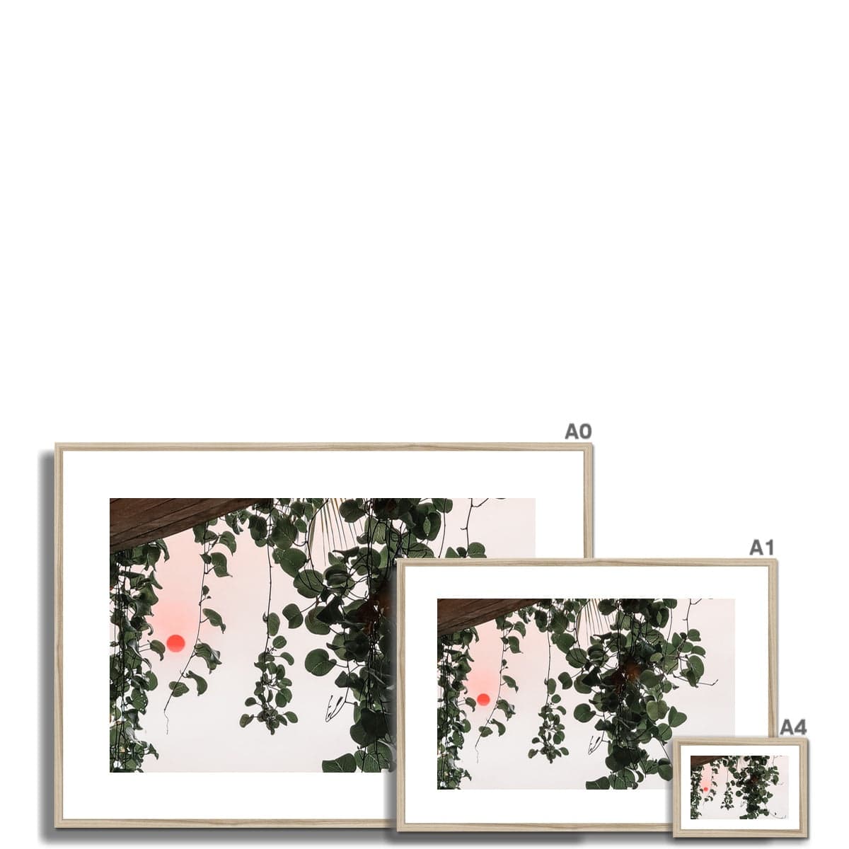 Prodigi Framed Bali Sunset Calm Framed Print