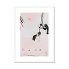 Seek & Ramble Framed A4 Portrait / White Frame Bali Surfers Canggu Sunset Framed Print