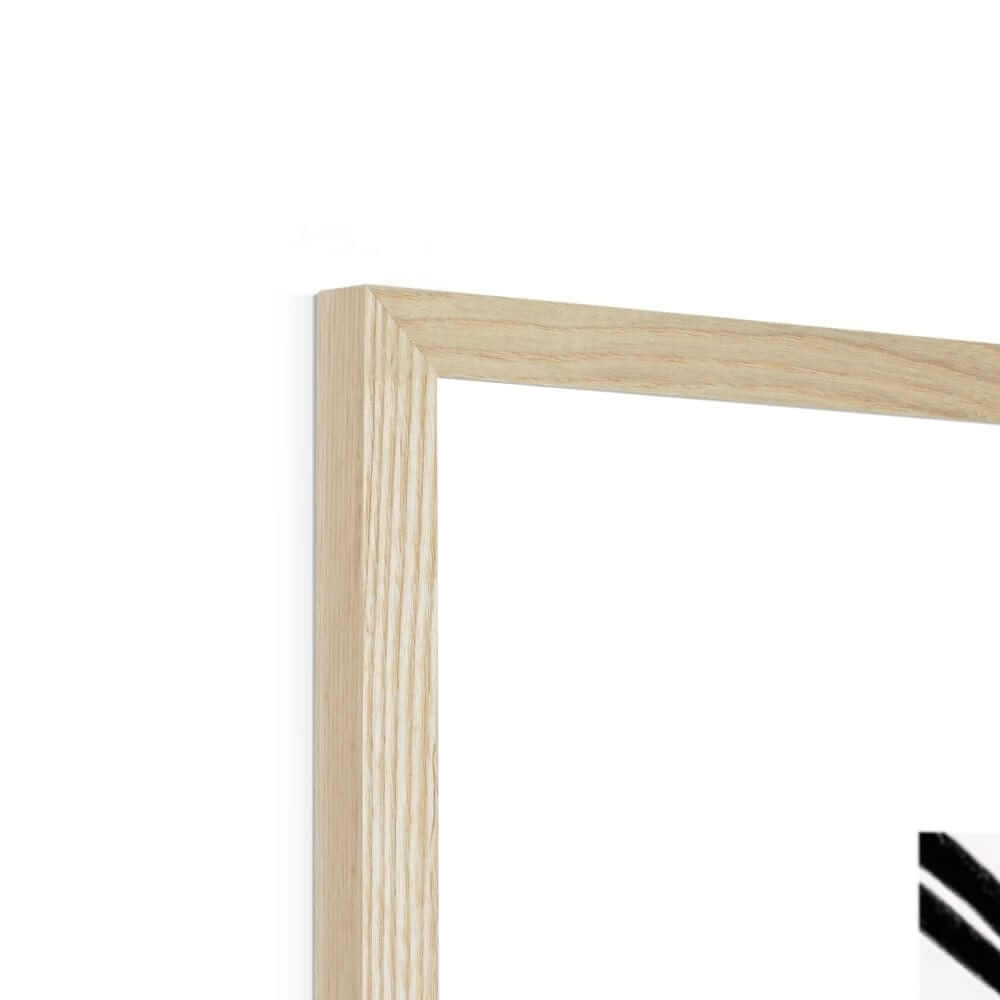 Seek & Ramble Framed Black and White Bali Canggu Surfers Framed Print