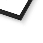 Seek & Ramble Framed Black and White Bali Coast  Framed Print