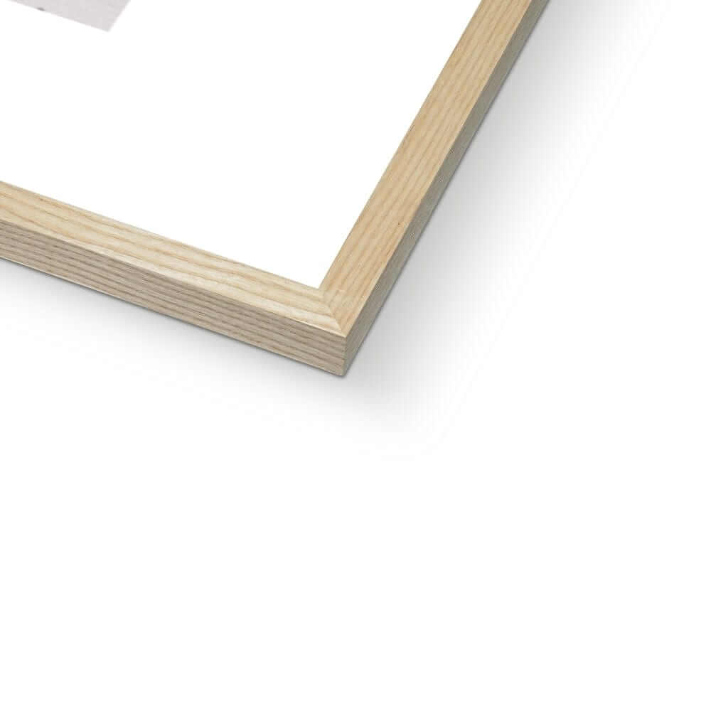 Seek & Ramble Framed Black and White Bali Coast Framed Print