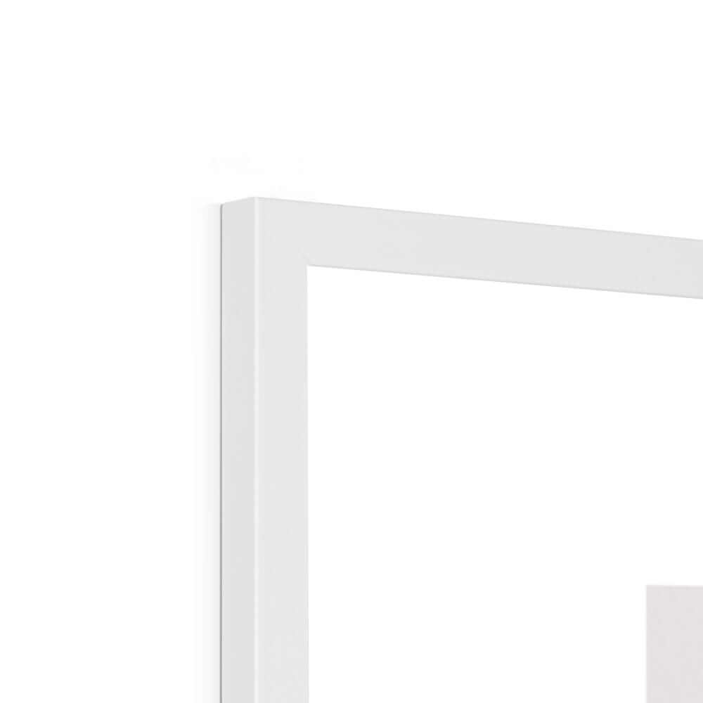 Seek & Ramble Framed Black and White Bali Coast Framed Print