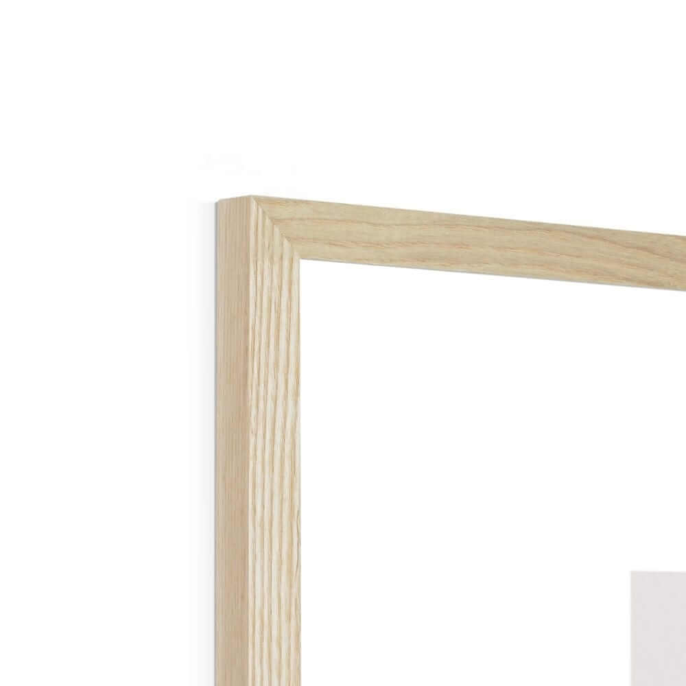 Seek & Ramble Framed Black and White Bali Coast Framed Print