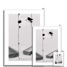 Seek & Ramble Framed Black and White Bali Coast  Framed Print