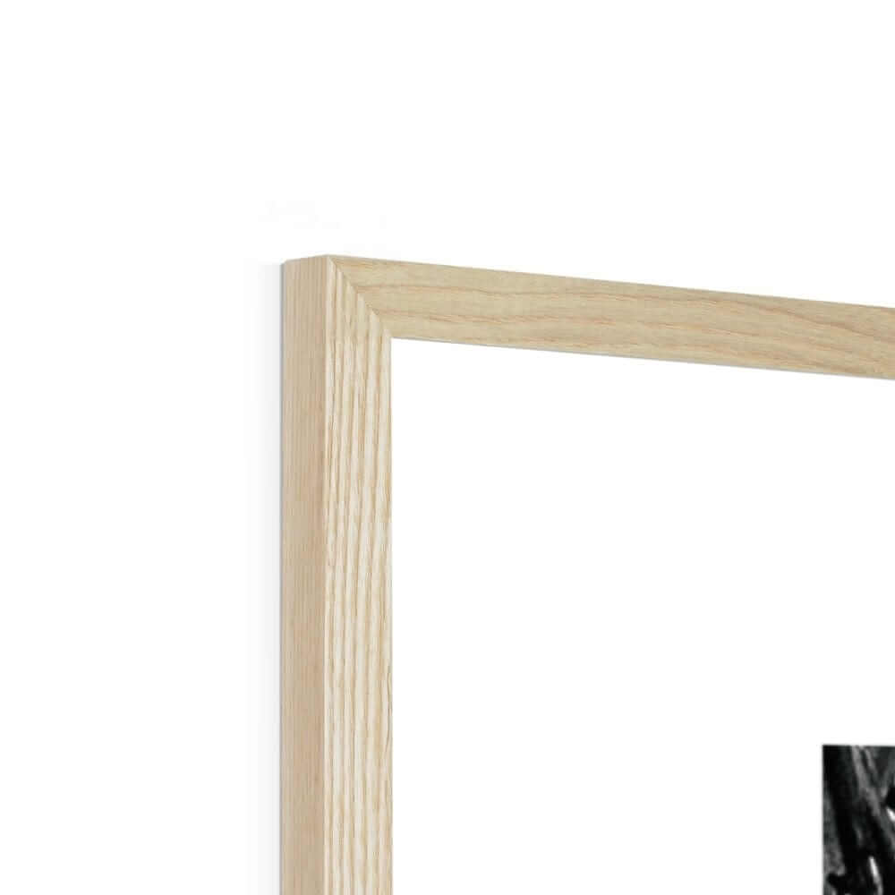 Seek & Ramble Framed Black and White Bali Surfers Framed Print