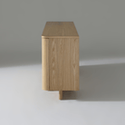 Kiama 1.8m Natural Ash buffet sideboard with soft organic edges and versatile design.