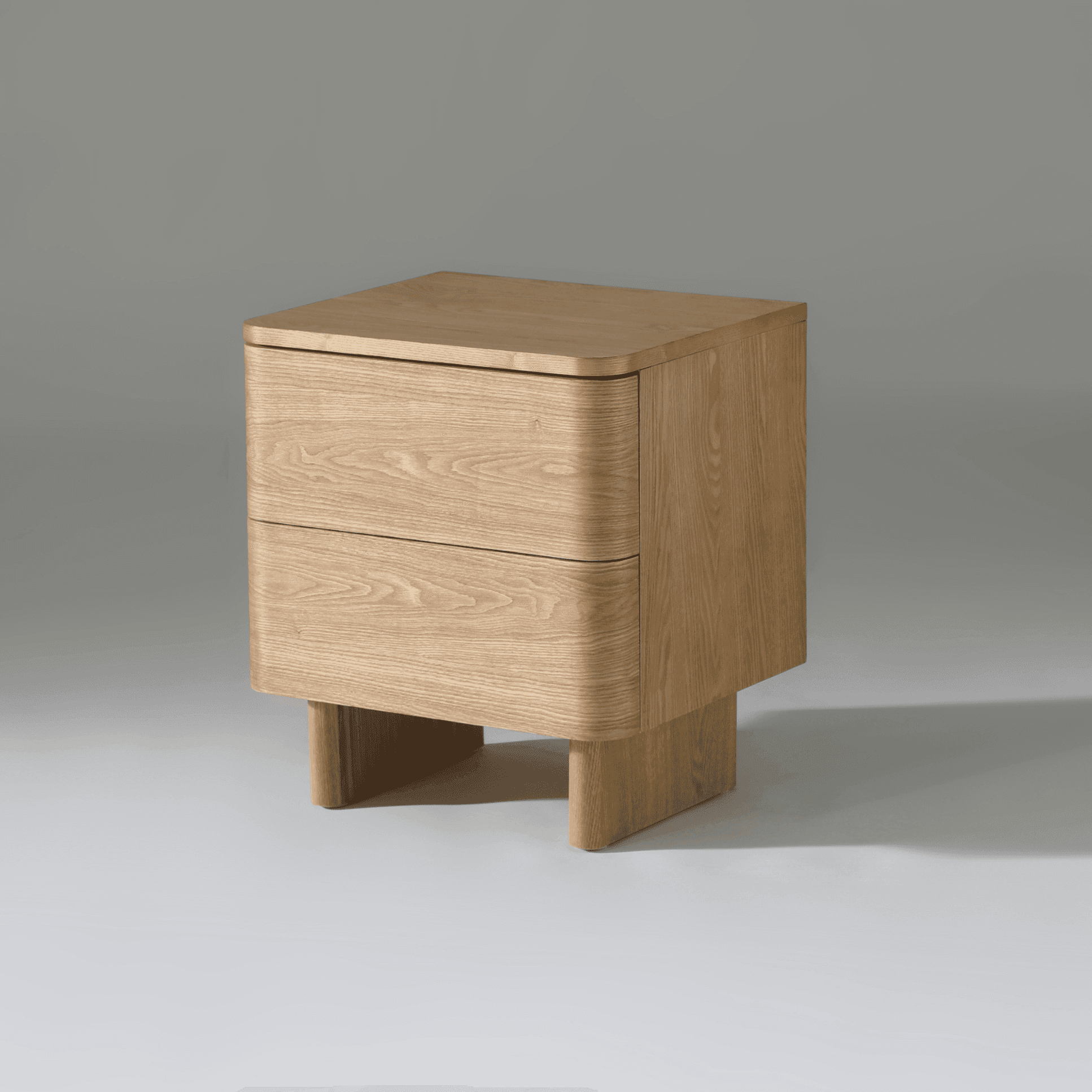 Kiama 2 Drawer Bedside Natural Ash