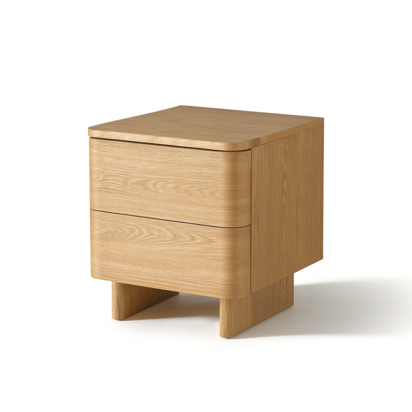 Seek & Ramble Bedsides Single Kiama 2 Drawer Bedside Natural Ash