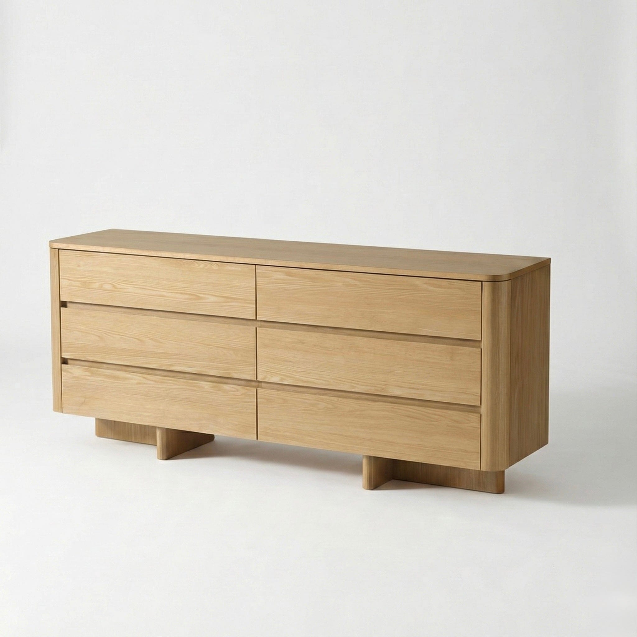 Seek & Ramble Kiama Natural Ash 6 Drawer Dresser