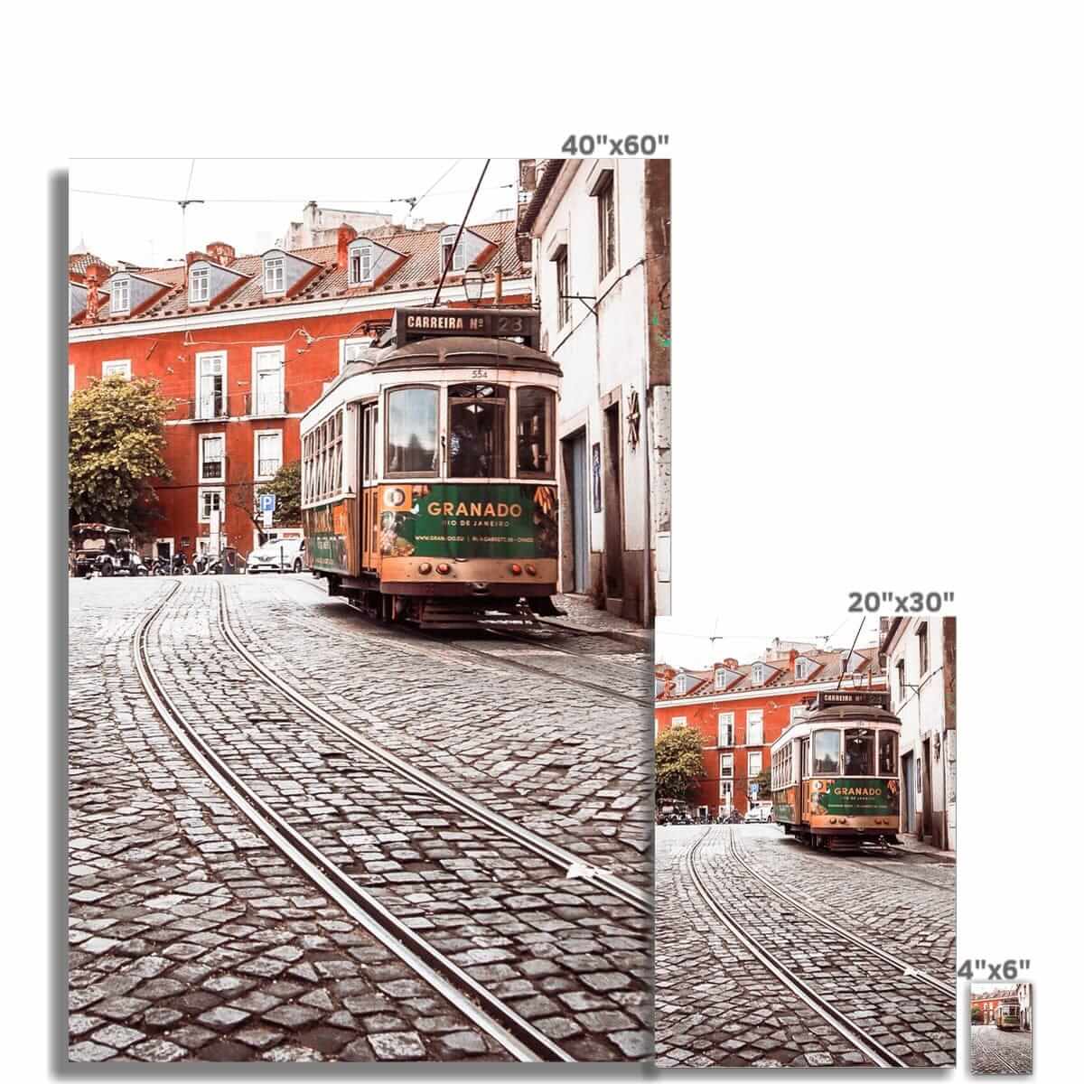 Prodigi Fine art Lisbon Alfama Tram Fine Art Print