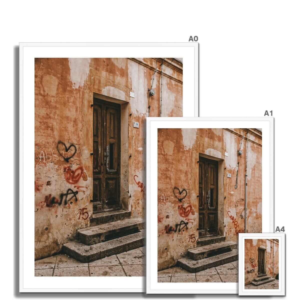 Seek & Ramble Framed Print Love Italy Framed Print