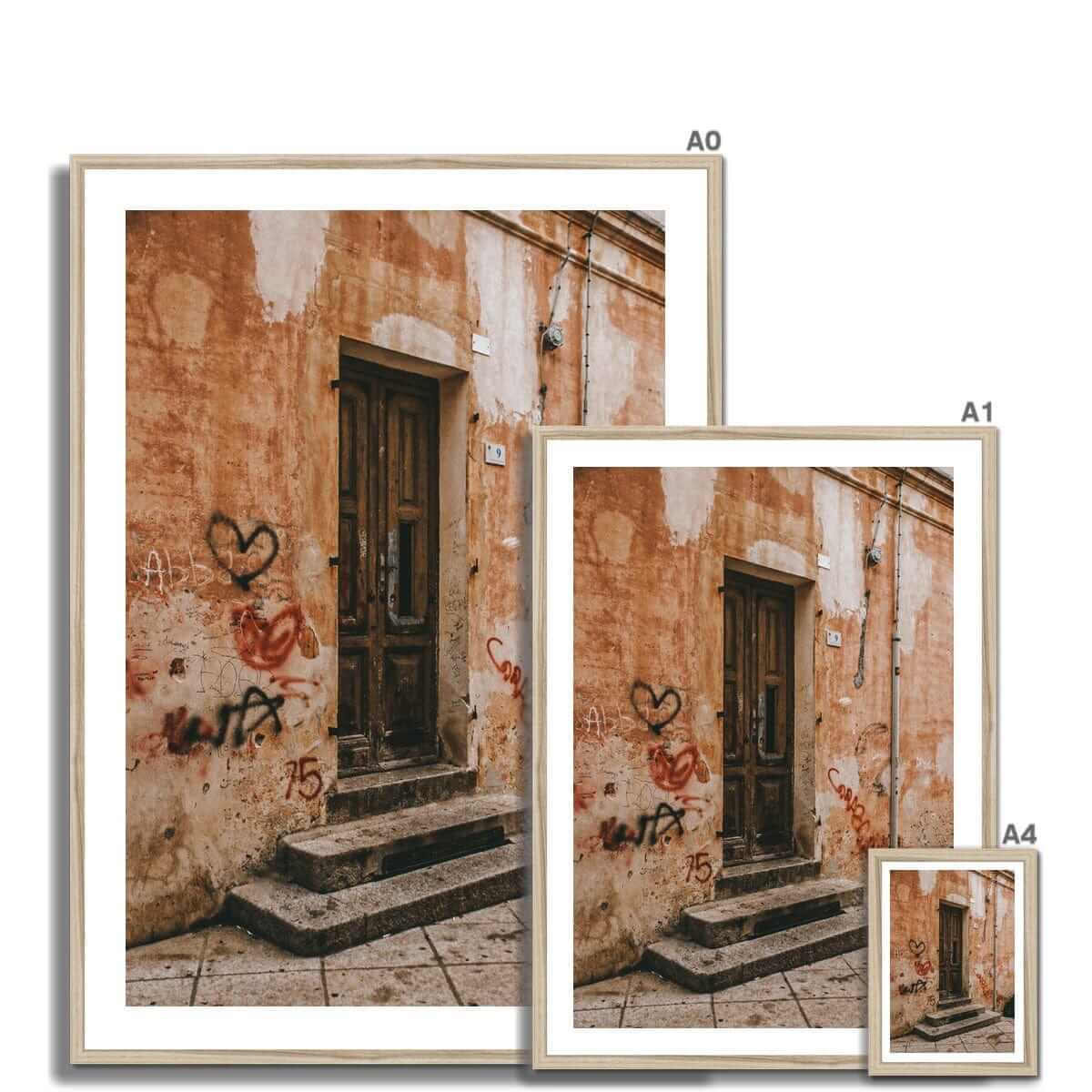 Seek & Ramble Framed Print Love Italy Framed Print