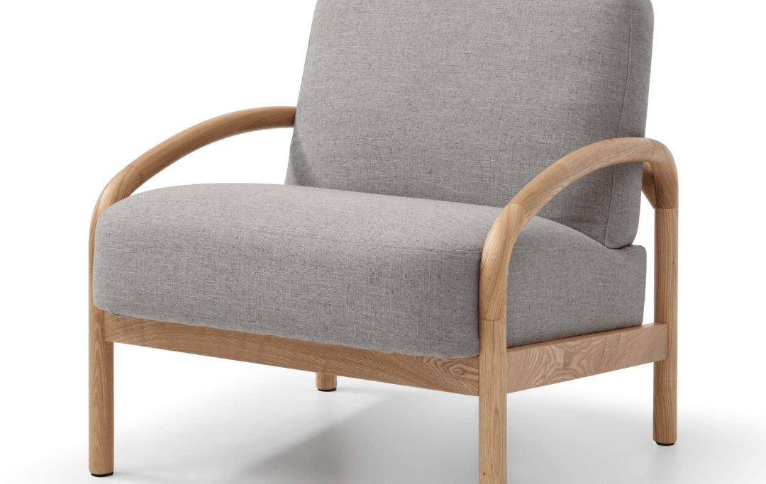 Seek & Ramble Accent Chair Costa Sky Luna Occasional Upholstered Armchair