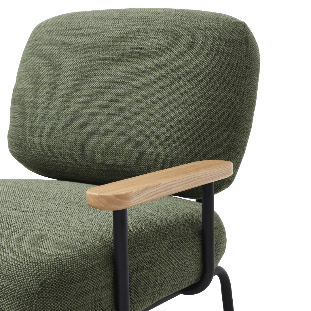 Seek & Ramble Accent Chair Mattia Mid Century Modern Occasional Upholstered Armchair