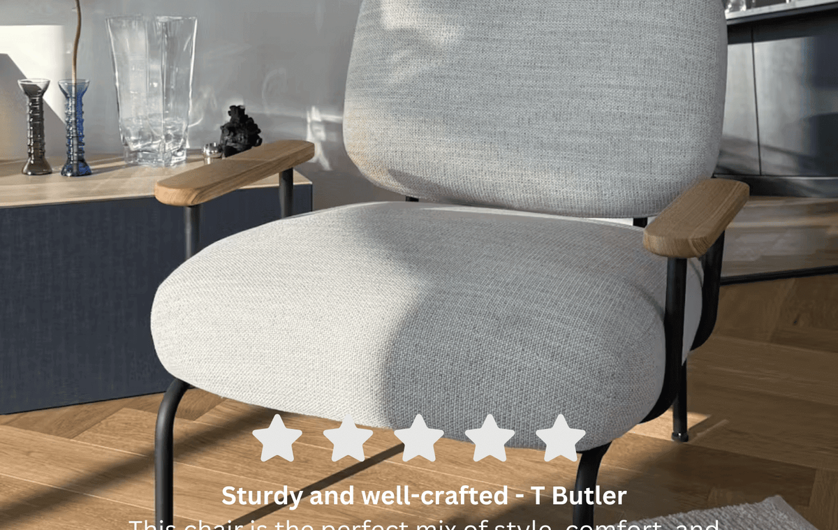Seek & Ramble Accent Chair Mattia Mid Century Modern Occasional Upholstered Armchair