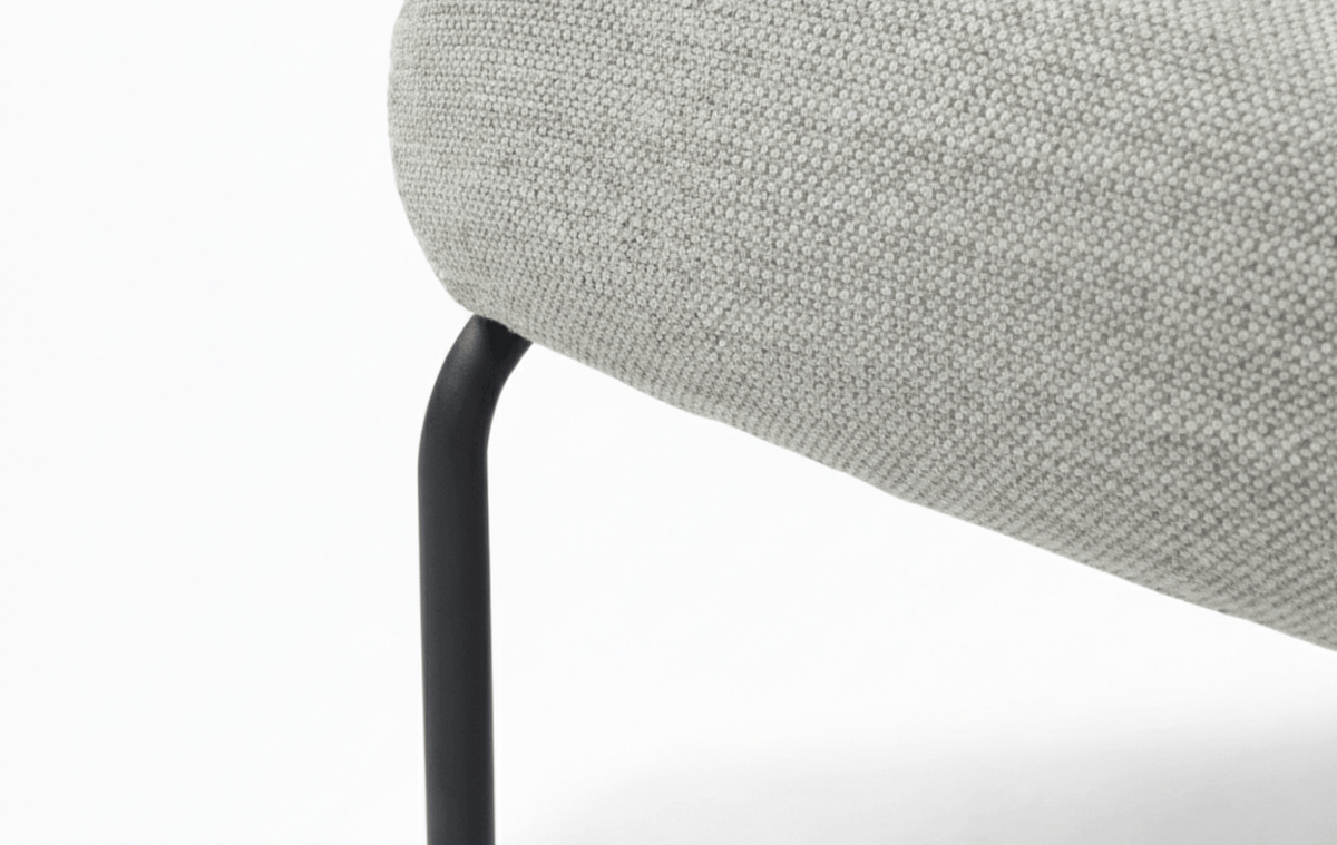 Seek & Ramble Accent Chair Mattia Upholstered Armchair Natural Pepper by Francesco Feliziani