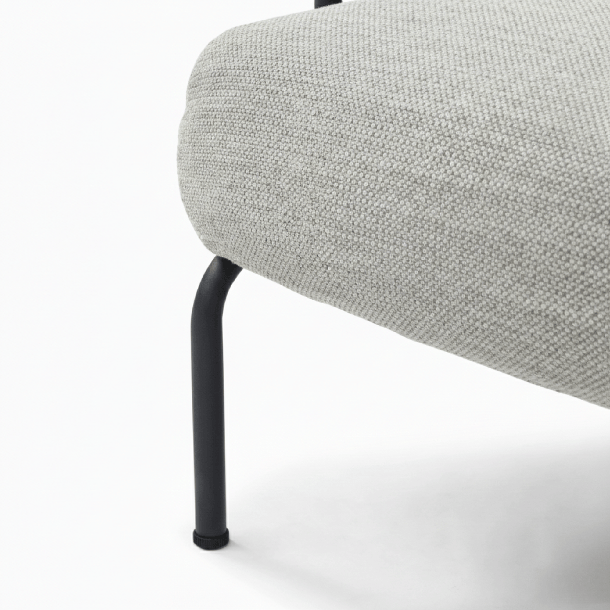 Seek & Ramble Accent Chair Mattia Upholstered Armchair Natural Pepper by Francesco Feliziani