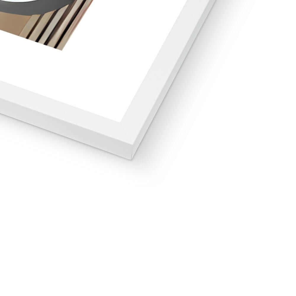 Seek & Ramble Framed Mid Century Brown Framed Print