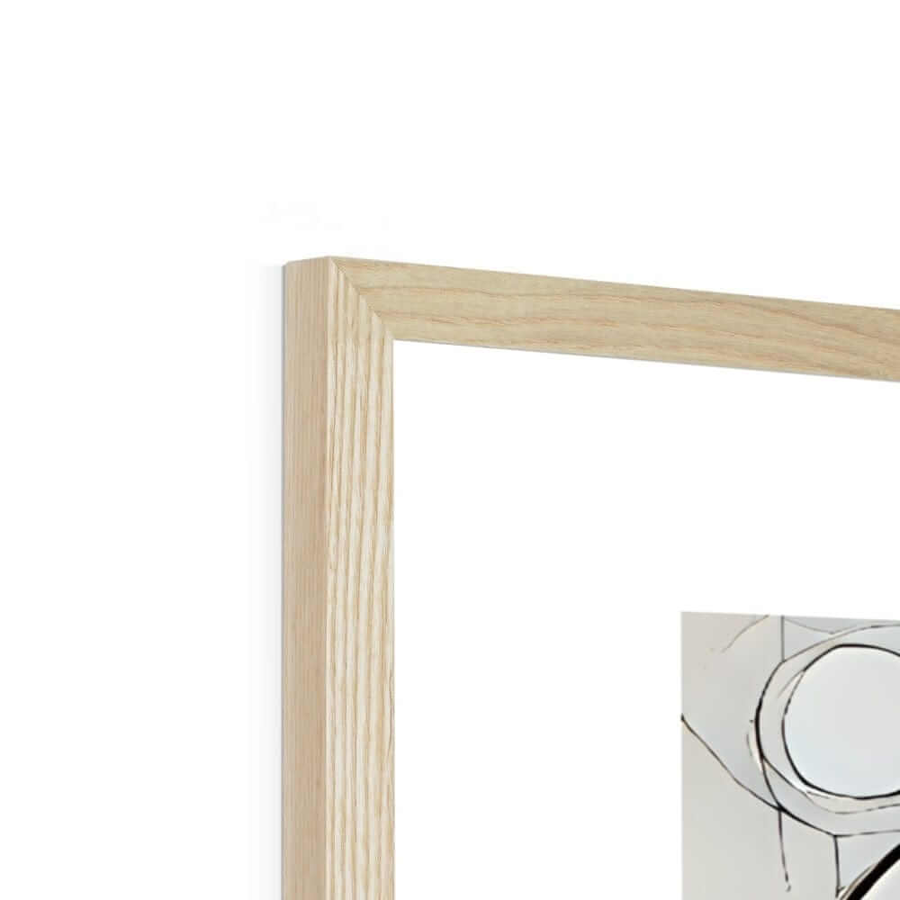 Seek & Ramble Framed Mid Century Brown Framed Print