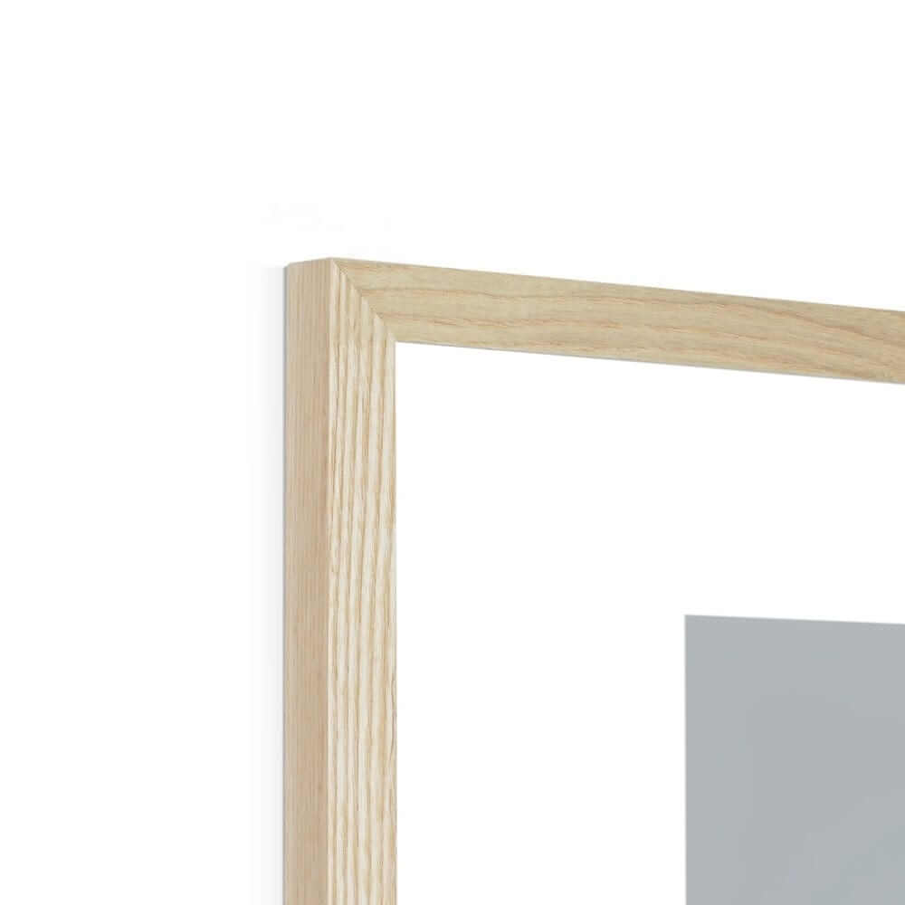 Seek & Ramble Framed Mid Century Red Framed Print