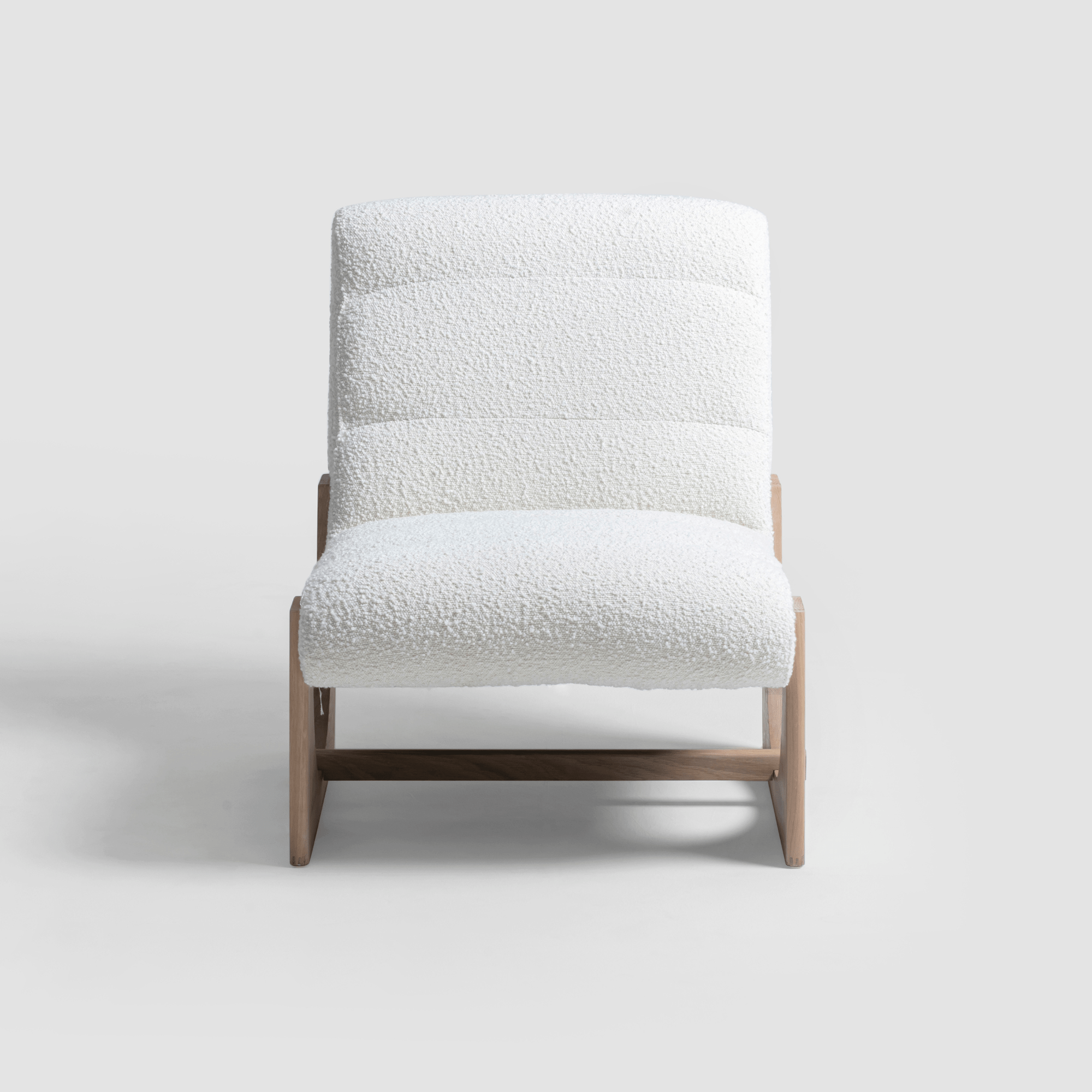 Seek & Ramble Accent Chair Oscar Lounge Chair Boucle Natural & Oak