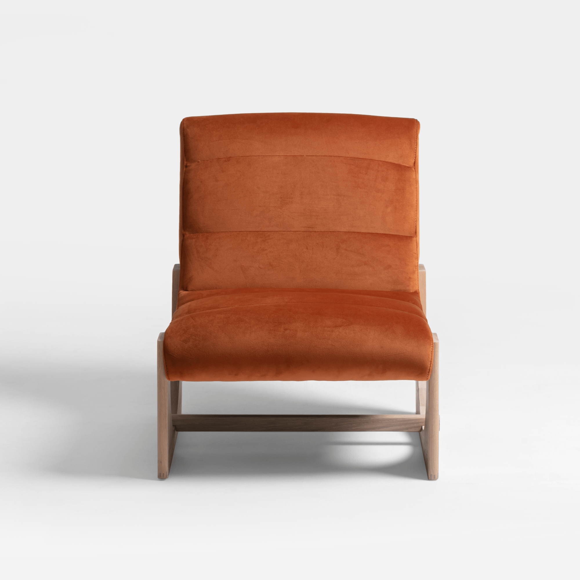 Seek & Ramble Accent Chair Oscar Lounge Chair Brunswick Rust & Oak