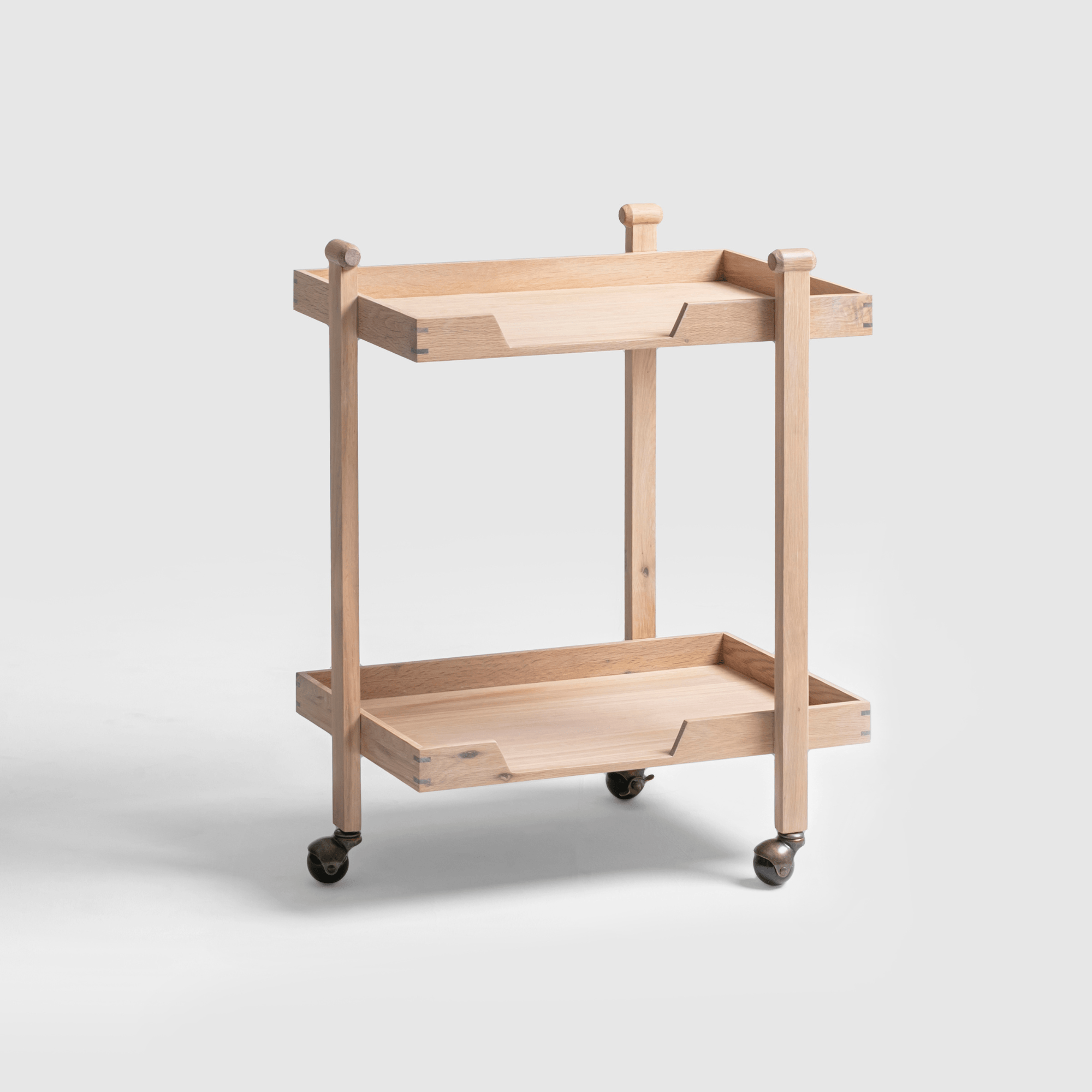 Seek & Ramble Bar Trolley Oscar Natural Oak Bar Trolley