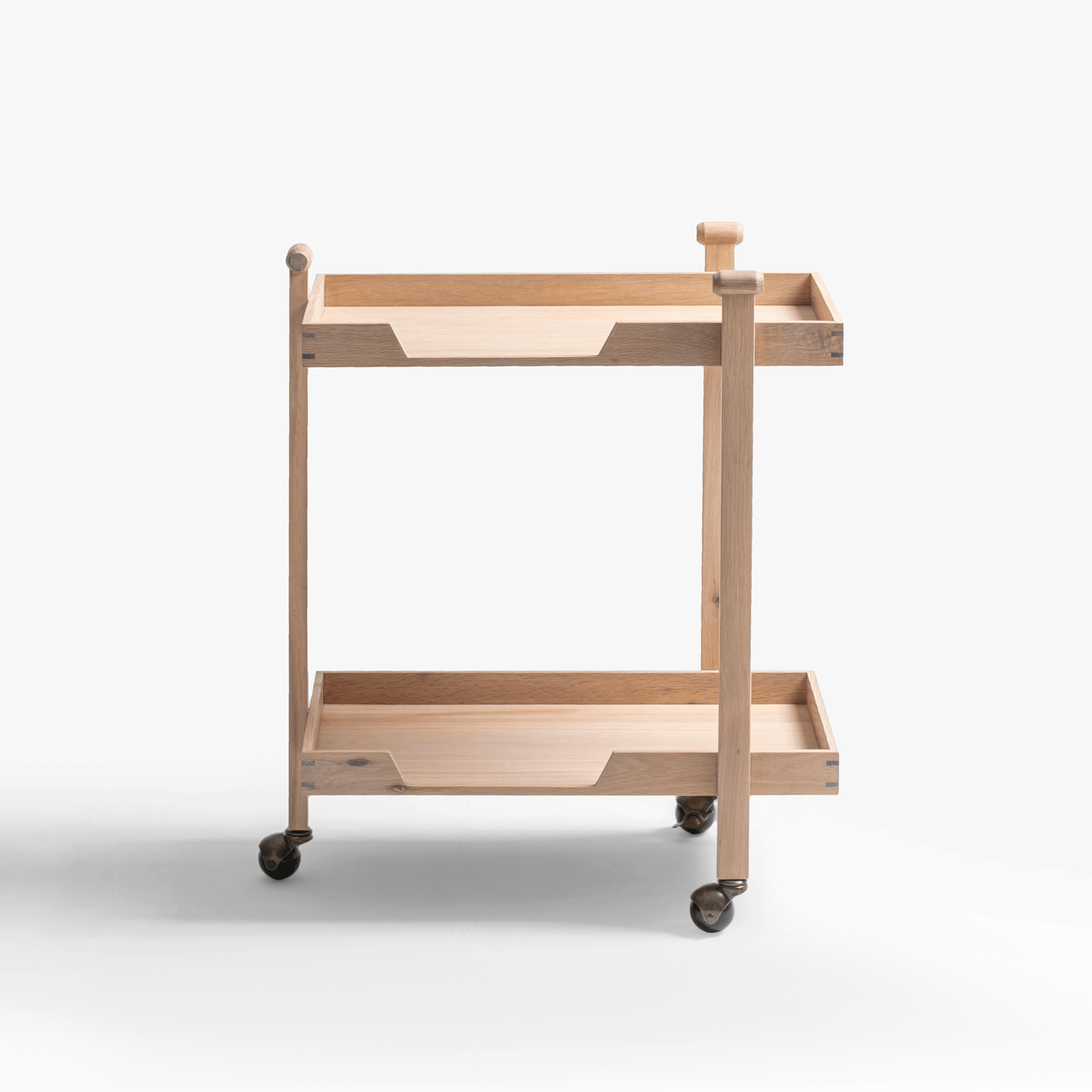 Seek & Ramble Bar Trolley Oscar Natural Oak Bar Trolley