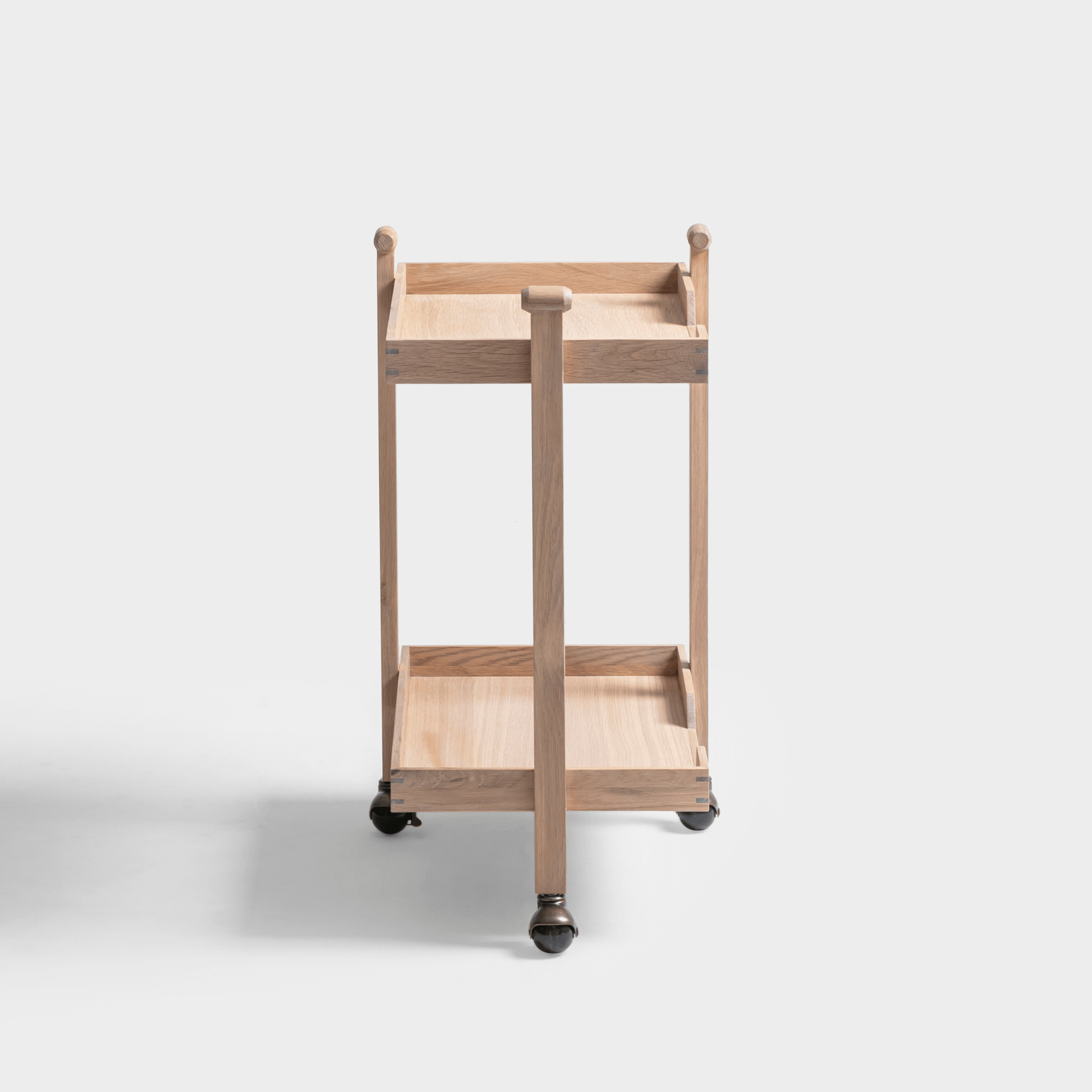 Seek & Ramble Bar Trolley Oscar Natural Oak Bar Trolley