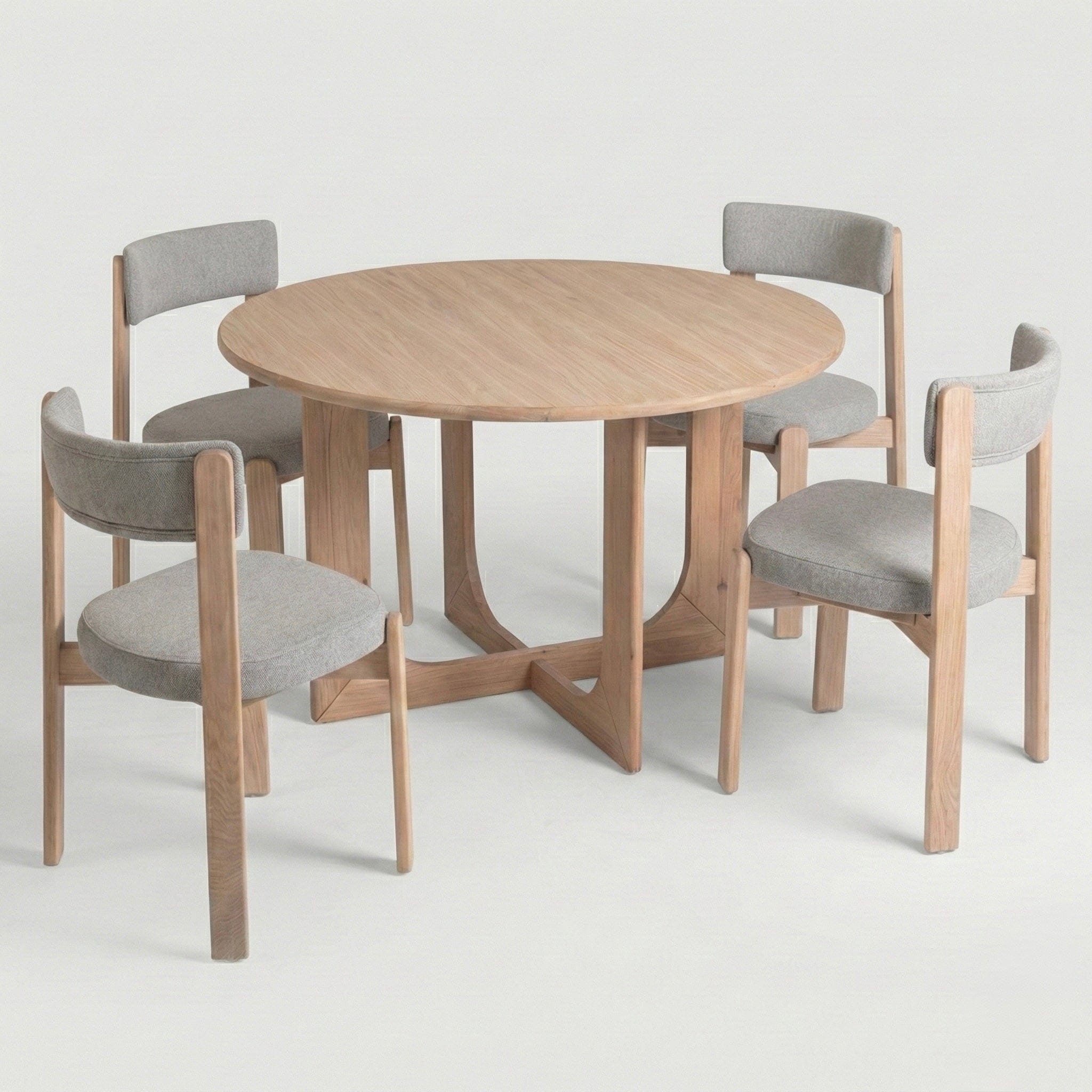 Seek & Ramble Dining Tables Oscar Round Oak 1.3M Dining Table