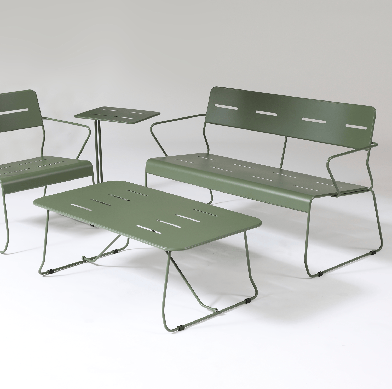 Seek & Ramble Armchair Parco Outdoor 2 Seat Lounge Olive