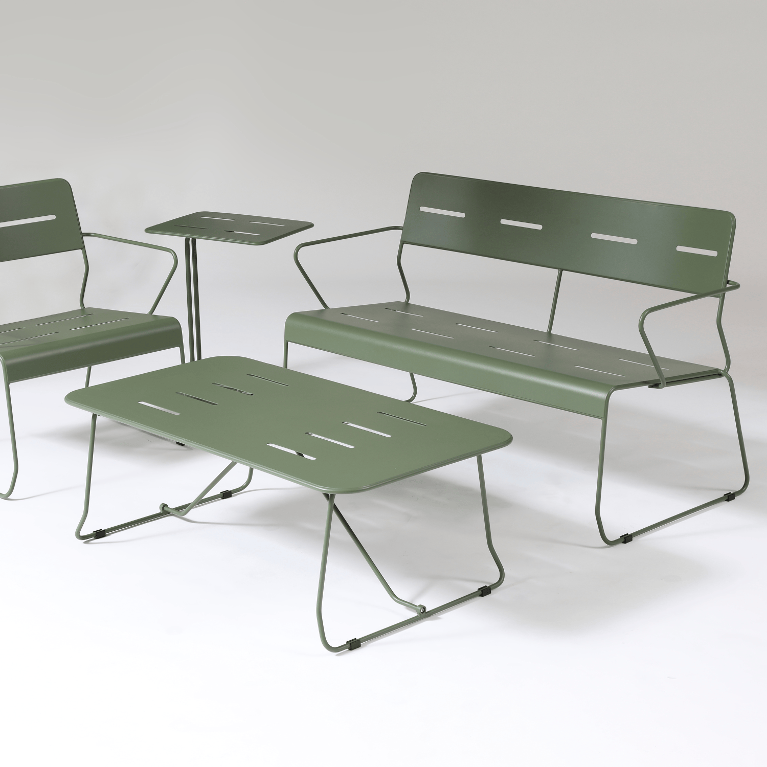 Seek & Ramble Armchair Parco Outdoor 2 Seat Lounge Olive