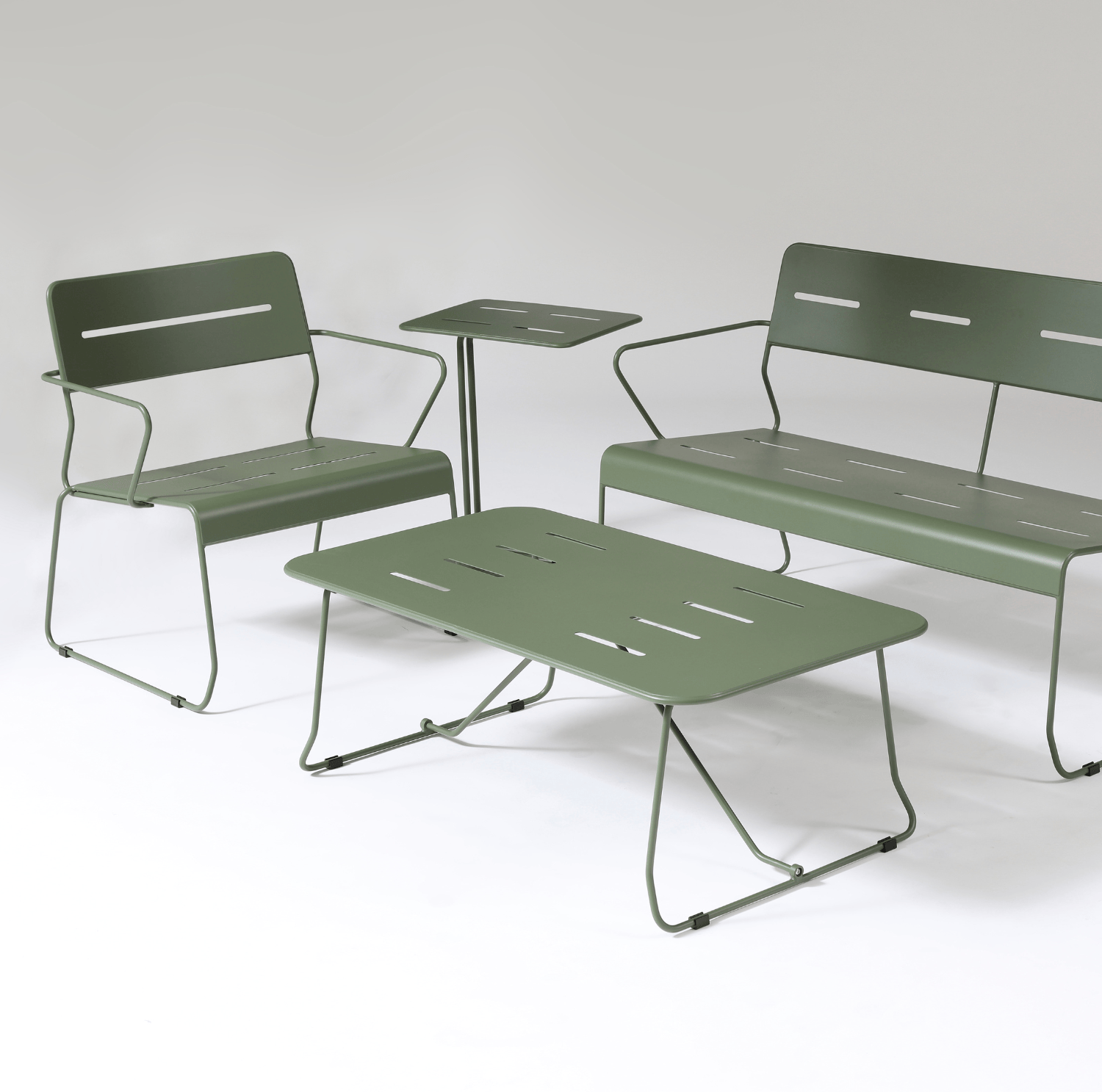 Seek & Ramble Armchair Parco Outdoor 2 Seat Lounge Olive